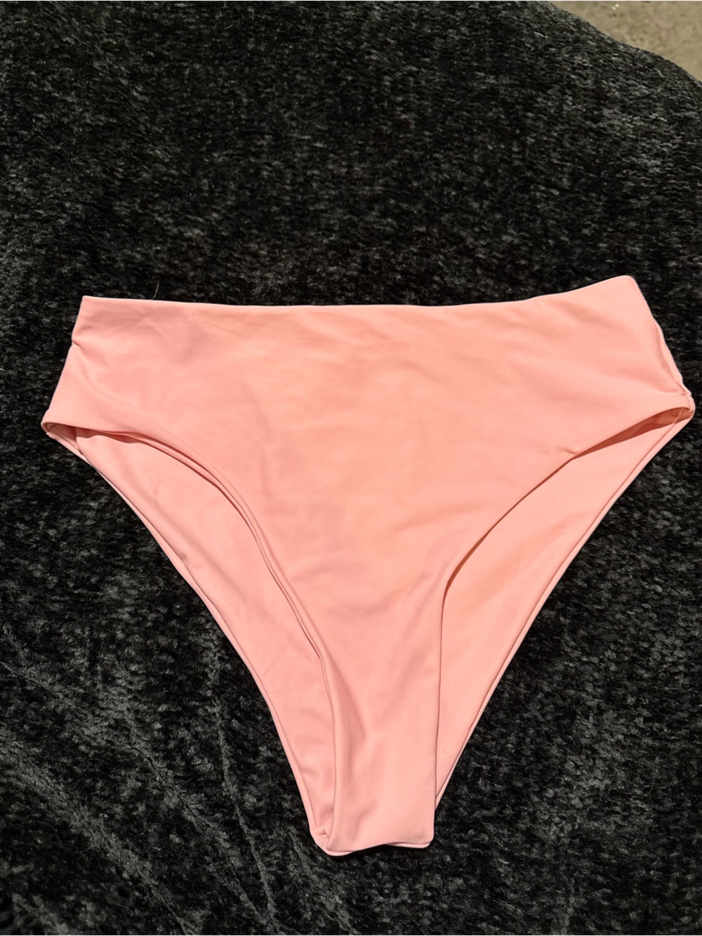 SHEIN Light Pink High-Waist Bikini Bottoms